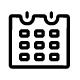 Calendar icon_BLACK